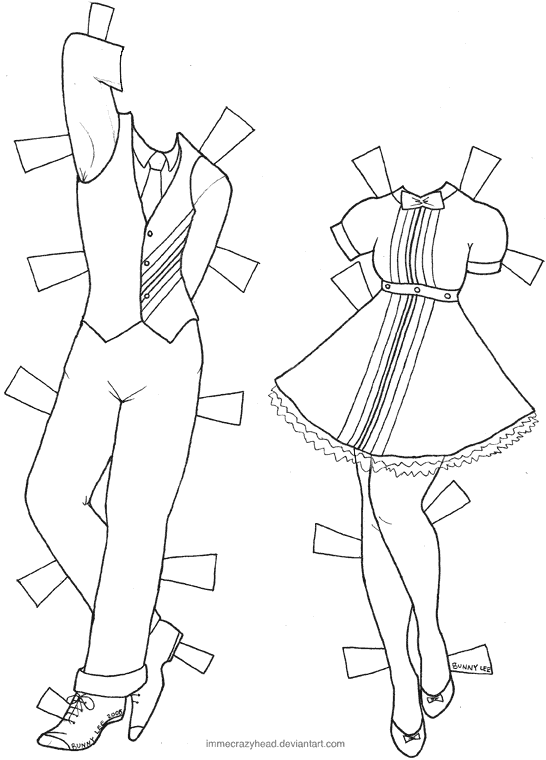 Paper Dolls Paul Nancy 2