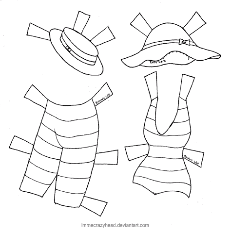 Paper Dolls Paul Nancy 3