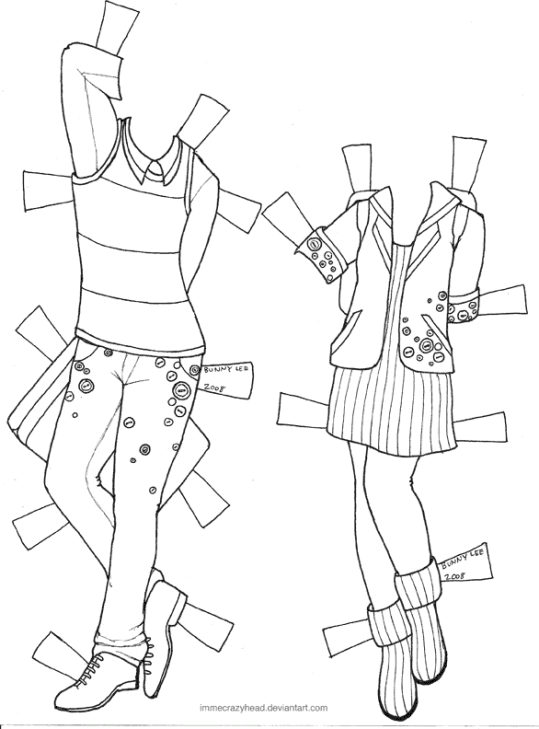 Paper Dolls Paul Nancy 4