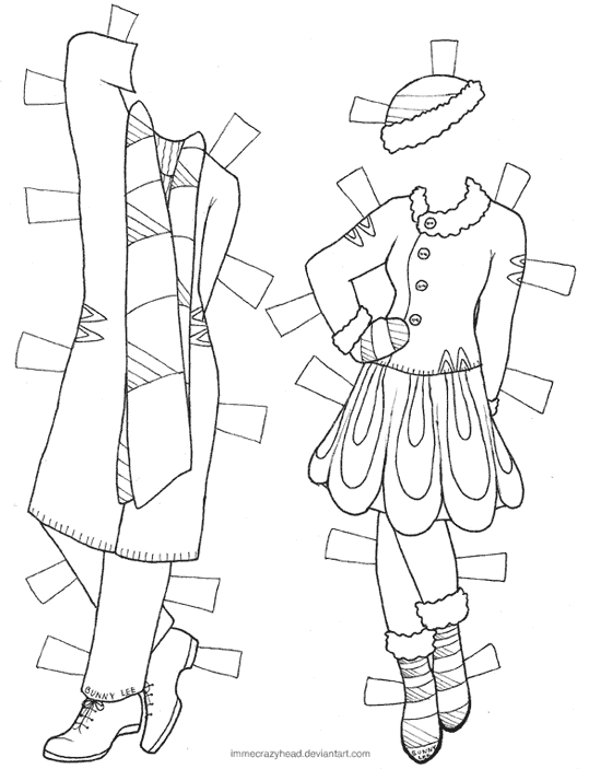 Paper Dolls Paul Nancy 5