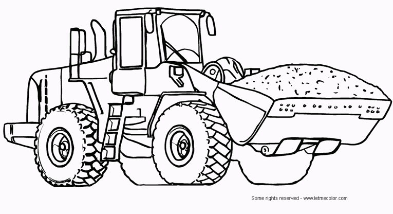 Tractors 9  Coloring Pages 24