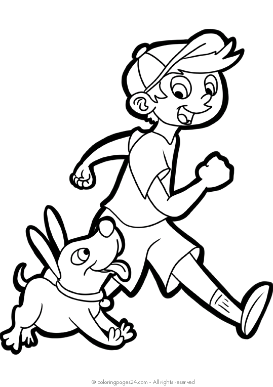 Boys 30 Coloring Pages 24
