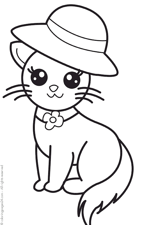 Cats 75 Coloring Pages 24