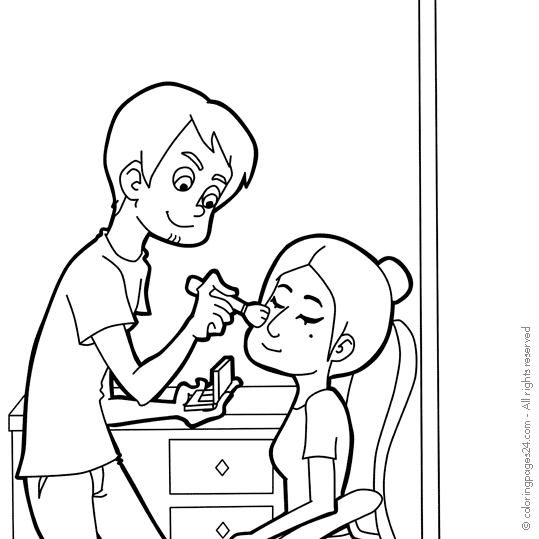 Apply Make-up 8