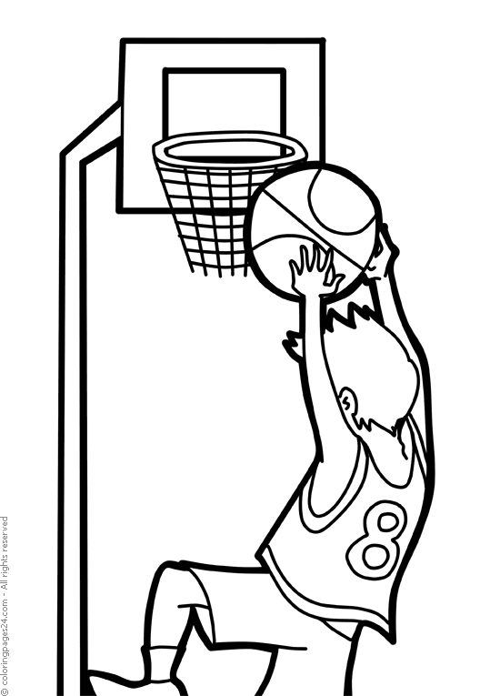 basketball 8  coloring pages 24