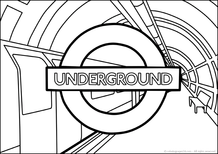 London Underground Sketch Sketch Coloring Page London Underground Sketch Sketch Coloring Page
