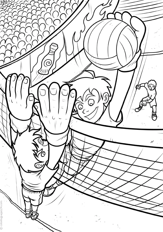 Volleyball 13 | Coloring Pages 24