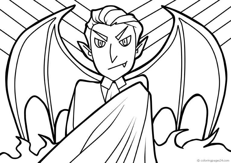 Vampiro Desenho Para Colorir - Ultra Coloring Pages