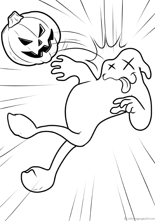 Ghost gets a pumpkin in his head and cocks off