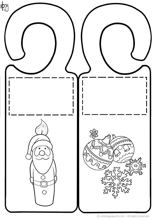Door Hanger 15 Colorful Design