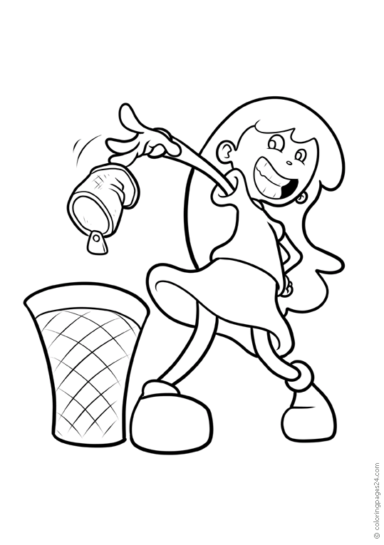 Coloring Pages For Recycling : Container Recycling Coloring Page Coloringcrew Com
