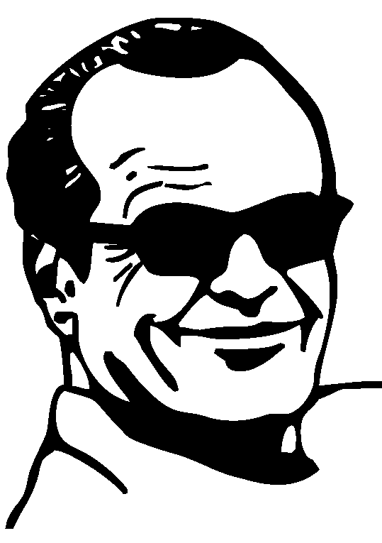Actors Jack Nicholson