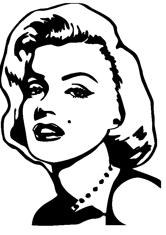 Marilyn Monroe Coloring Pages For Kids Printable Free Coloring Books ...