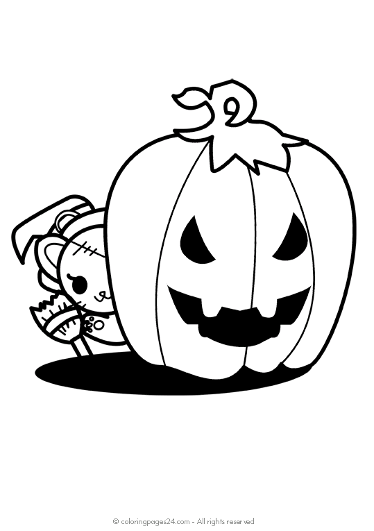 Nicely designed Halloween pumpkin