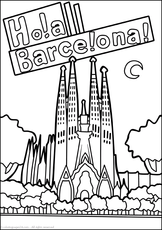 Spain 1 | Coloring Pages 24