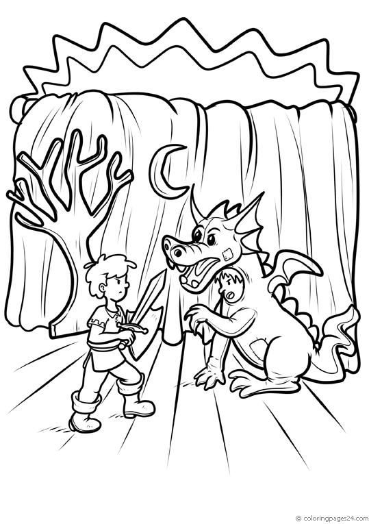 Раскраска театр для детей распечатать Theatre 7 Coloring Pages 24