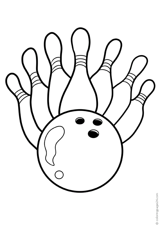 Bowling 5 | Coloring Pages 24