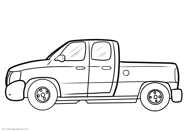 Trucks 10 | Coloring Pages 24