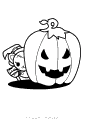 Nicely designed Halloween pumpkin