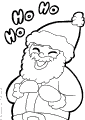 Santa says ho ho ho